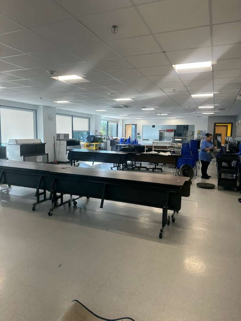 Commercial cleaning project